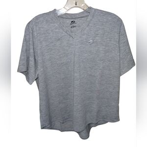 Vtg Y2K Brooks T-shirt Grey L S/S Mexico Coolmax Poly Mint